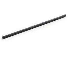Multi EURO STRAWS mineral straw Cocktail 5x140mm, Charcoal Juodas, 250pcs