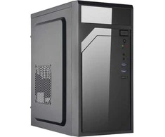 EUROCASE korpusas ML M6-590B, mATX, 2x USB-A, juodas