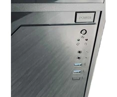 EUROCASE korpusas ML M6-590B, mATX, 2x USB-A, juodas