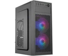 EUROCASE korpusas ML N6-530B, ATX, 2x USB-A, 2x 120 mm ARGB ventiliatoriai, juodas