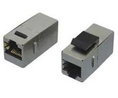 EuroLan combined keystone/coupler, STP, Cat.5e, RJ45 female - RJ45 female