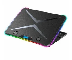 Evolveo Ania 9 RGB aušinimo padėklas, reguliuojamas stovas profesionaliam nešiojamajam kompiuteriui