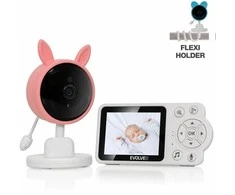 EVOLVEO Baby Monitorius N3, LCD ekranas, IR apšvietimas, rožinis