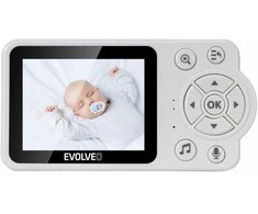 EVOLVEO Baby Monitorius N3, LCD ekranas, IR apšvietimas, rožinis