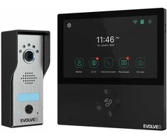 Evolveo DoorPhone AHD7, Namų WiFi vaizdo telefono rinkinys su vartų arba durų valdymu juodu monitoriumi