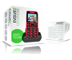EVOLVEO EasyPhone raudona