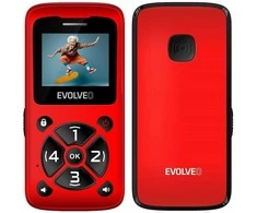 Evolveo Telefonas dla seniorów EasyPhone ID, raudona