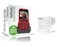 EVOLVEO EasyPhone XR raudona