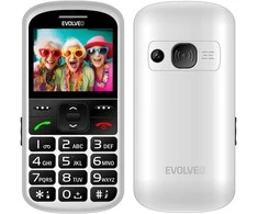 EVOLVEO EasyPhone XS, mobilusis telefonas senjorams, baltas