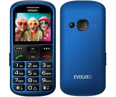 EVOLVEO EasyPhone XS, mobilusis telefonas senjorams, mėlynas