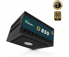 Montech EVOLVEO G850, zdroj 850W, 80+ GOLD, ATX 3.1, aPFC, 140 mm ventilátor, plně modulární, záruka 3 roky, černý