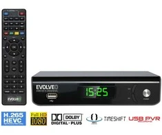 Imtuvas TV Evolveo Omega S3, HD DVB-T2 H.265/HEVC rekordér
