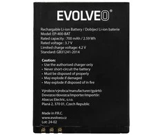 Originali EVOLVEO 700 mAh baterija, skirta „EasyPhone ID“.