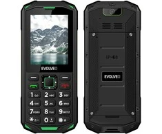 Evolveo StrongPhone X5 neperšlampamas odporny telefon juoda-žalia