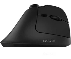 Pelė Evolveo Pionowa pelė TwinVerti, Ergonomiczna pelė, 2.4GHz, Bluetooth, juoda