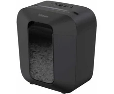 Fellowes Powershred | LX25 | Juodas | 11,5 l | Kreditinių kortelių smulkinimas | Popieriaus apdorojimo standartas/išvestis 6 lapai per eigą | Skersinis smulkintuvas | Garantija 24 mėn.
