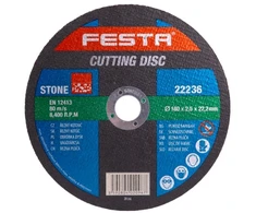 Festa akmens pjovimo diskas O 180 x 2,5 x 22,2 mm