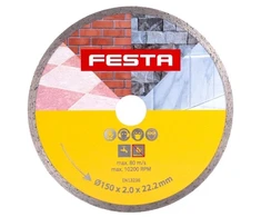 Šakotuvas Festa Diamond diskas O 150 x 2,6 x 22,2 mm