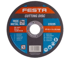 Festa metalo pjovimo diskas, Ø 125 x 1,0 x 22,2 mm