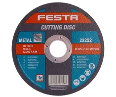 Festa metalo pjovimo diskas, Ø 125 x 1,6 x 22,2 mm