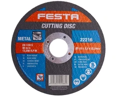 Festa metalo pjovimo diskas, O 115 x 2,5 x 22,2 mm