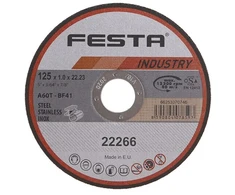 Festa pjovimo diskas metalui, O 125 x 1 mm