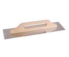 Festa Stainless Steel Smooth Extra Smoother, 480 x 130 mm, wooden handle