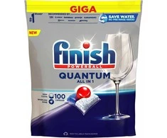 Indaplovių kapsulės FINISH Powerball Quantum All in 1, 100 vnt.