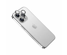 Fixed Fixed Camera Glass do Apple iPhone 15 Pro/15 Pro Max, sidabrinė