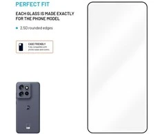 Fixed Grūdintas stiklas ochronne FIXED Full-Cover dla Motorola Edge 60 Neo 5G/50 Neo/Moto S50 5G juoda
