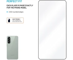 Fixed FIKSUOTAS pilnai apsaugotas 2,5D grūdintas stiklas su aplikatoriumi, skirtas „Samsung Galaxy A57 5G“, 2 vnt., juodas | Fiksuotas pilnai apsaugotas 2.5D | Ekrano apsauga | „Samsung | Galaxy A57 5G“ | Grūdintas stiklas | Juodas