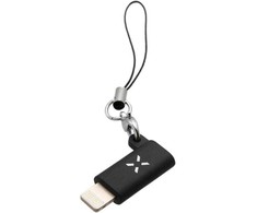 FIXED Link reduktorius krovimui ir duomenų perdavimui iš microUSB į Lightning, juodas