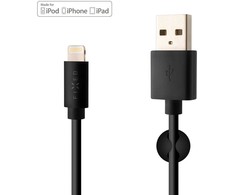 Fixed USB/Lightning 2m, juoda