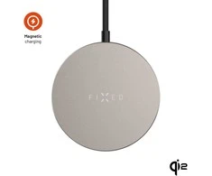 Įkroviklis bezprzewodowa FIXED MagPad Slim su obsługą Qi2, MagSafe, 15W, tytanowa