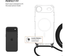 Dėklas Fixed FIXED MagPure Neck do Apple iPhone Air juodas