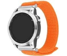 Fixed Ištaisyta | Sportiškas dirželis, skirtas Garmin QuickFit 26mm | 160-210 mm | Oranžinis | Nailonas