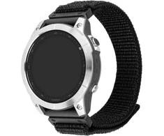 Fixed Ištaisyta | Sportiškas dirželis, skirtas Garmin QuickFit 22mm | 160-210 mm | Juodas | Nailonas
