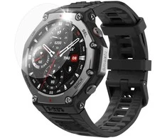 Fixed Grūdintas stiklas ochronne FIXED pro smartwatch Amazfit T-Rex 3 2 sztuki w opakowaniu skaidrus