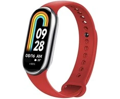 Fixed Silikonowy dirželis FIXED Silicone Strap pro Xiaomi Smart Band 10/9/8, raudona