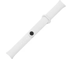 Fixed Silikonowy dirželis FIXED Silicone Strap pro Xiaomi Smart Band 10/9/8 balta