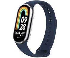 FIXED Silikoninis dirželis Silikoninis dirželis skirtas Xiaomi Mi Band 8 mėlynai