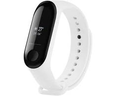Fixed FIXED Silicone Silikonowy dirželis do opaski Xiaomi Mi Band 3/4 balta