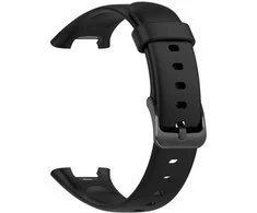 Fixed Fiksuotas | Silikoninis dirželis, skirtas „Xiaomi Mi Smart Band 7 Pro“ | Juodas