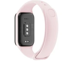 Fixed fiksuotas silikoninis dirželis, skirtas Xiaomi Smart Band 8 Active, rožinis