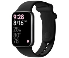 Fixed Silikonowy dirželis Silicone Strap pro Xiaomi Redmi Watch 5/4 Smart Band 9 Pro/8 Pro juoda