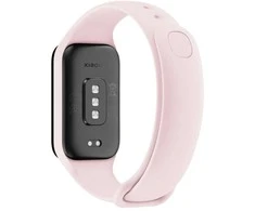 Fixed fiksuotas silikoninis dirželis, skirtas Xiaomi Smart Band 8 Active, rožinis