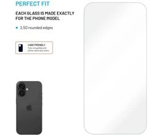 Fixed Screen protector | Apple | iPhone 17 | Tempered glass | Transparent | 2.5D