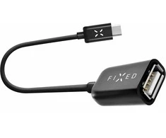 Fixed Fiksuotas OTG USB-C/USB-A, USB 2.0, 20 cm, juoda