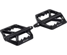 FORCE BLIZZ pedals nylon, diameter bearings, juodas