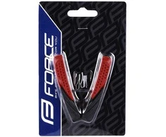 FORCE brake pads spare, juodas-red 70mm